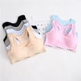 thumbnail image 1 of New Young Girl Bra Student Underwear Small Training Bra Cotton Breathable Net BraBlack15 He Qiyong unisex, 1 of 1