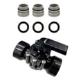 thumbnail image 3 of koolsoo 3 Way Diverter Valve Replacement Slip Valve for Garden Pond Pool Accessories Black, 3 of 9