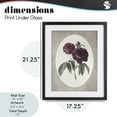 thumbnail image 4 of Stupell Industries Victorian Vintage Blooms within Oval Black Framed Print Under Glass, 17 x 21, by Lettered and Lined, 4 of 8