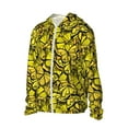 thumbnail image 2 of Gaeub Yellow Butterflies Men's and Women's UPF 50+ Long-Sleeved Sun Protection Clothing, Fishing Shirt Long Sleeve Zip - XX-Large, 2 of 9