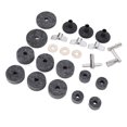 thumbnail image 1 of 23 Pieces Cymbal Replacement Accessories Drum Cymbal Sleeves Cymbal Felts Pads Nuts Washers Base Set Non Slip 2.5cm 4cm 5cm, 1 of 7