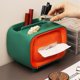 thumbnail image 5 of Cubierta de caja de pañuelos H con Stora, caja de pañuelos para servilletas, caja de pañuelos funcional Material Abs Stora Izer Caddy para el hogar y el coche, 5 of 5