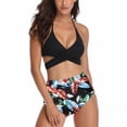 thumbnail image 3 of AJZIOJIRO Women and Girls Bikini Swimsuit Mother Daughter Family Matching Swimwear Bathing Suit Set, 3 of 7