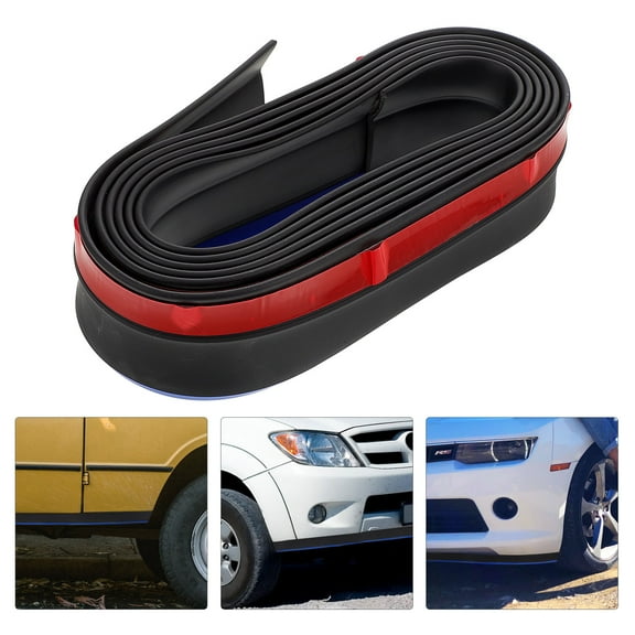 BESTONZON Car Bumper p Rubber Body Trim for Front Lip Side Skirts and Rear Bumper