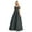 Hunter Green, variant on Womens Hunter Green Prom Evening Pageant Long Off The Shoulder Sleeveless A-Line Plus Size Dress