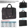 thumbnail image 6 of YFYANG 14 inch Universal Laptop Bag Oxford Cloth Laptop Sleeve, Multi-functional Abstract Retro Starry Night Texture Pattern Notebook Computer Messenger Bag Handbag, 6 of 8