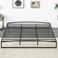 thumbnail image 2 of Towallmark 10 Inch King Size Platform Metal Bed Frame Low Profile with Storage, Mattress Foundation, No Box Spring Needed, Black, 2 of 7