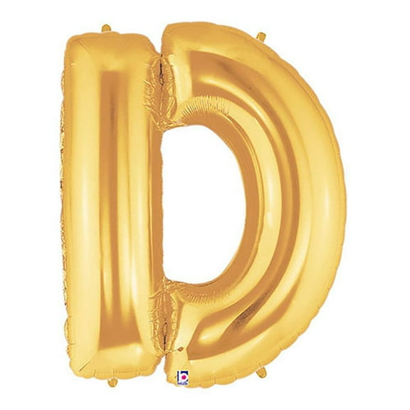 Betallic Jumbo 40" Gold Foil Letter Balloon (Each)