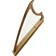 EMS 29-String Gothic Harp - Solid Walnut