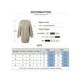 thumbnail image 4 of Gvmfive Women's Twist Knitted Solid Lantern Long Sleeve Sweater Casual Cardigan, 4 of 4