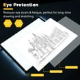 thumbnail image 5 of Yescom Portable A2 LED Light Box 25"x16" Copy Pad Tracing Drawing Board Dimming Sketch Diamond Artcraft, 5 of 9
