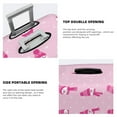 thumbnail image 4 of Fotbe Pink Scarf Snowman Luggage Cover Protector,Suitcase Protector,Scratch and Dirt Resistant,Fits 18-32 Inch Luggage-Large, 4 of 8