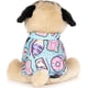 thumbnail image 2 of Peluche Pug Doug GUND con Dona y Camiseta Estampada 9pulg Felpa Suave Infantil Negro/Café GUND GD-863663, 2 of 2