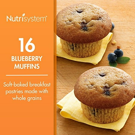 Nutrisystem Blueberry Muffins, 2 Oz, 16 Count - Walmart.com