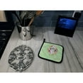 thumbnail image 4 of Carolines Treasures CK4371PTHD Shih Tzu Puppy Green Flowers Pair of Pot Holders 7.5HX7.5W multicolor, 4 of 4