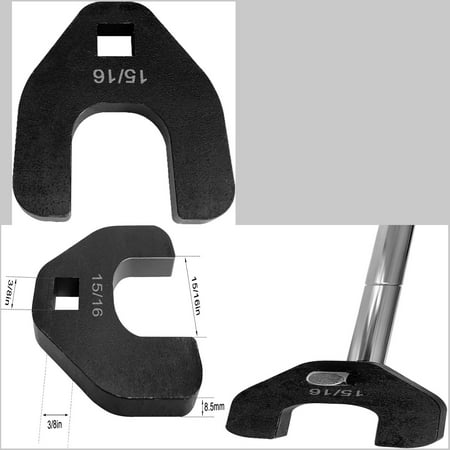 

Exceptionally sturdy and reliable this top choice crowfoot wrench features a 15/16” opening and is perfect for easy access in tight spaces. The 3/8” drive nut wrench is durable and ideal