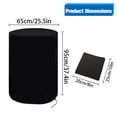 thumbnail image 2 of 55 Gallon Drum Cover Water Storage Barrel Cover Outdoor Waterproof Rain Barrel Protector Rain Guard Lid Bucket Drum Shield with Drawstring 210D Oxford for Plastic Steel Water Collector, 2 of 8