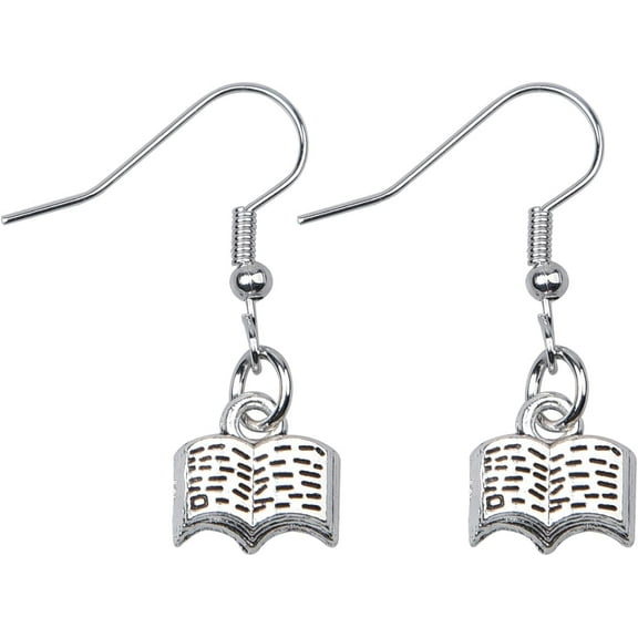 Story Book Earrings Book Earrings On Sterling Silver Hooks Library Earrings Accessories For Book Lover Reader Teacher