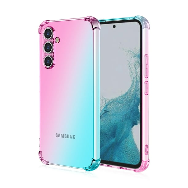 Funda de teléfono para Samsung Galaxy A54, 5G, A14, 4G, A24, A34, 5G, A04S, A04e, A04, gradiente transparente, antiarañazos, Flexible, TPU, a prueba de golpes qiuyongming unisex