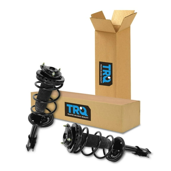 TRQ Rear Strut & Coil Spring Assembly Set Driver & Passenger Sides Fits Select 98-99 Subaru Legacy