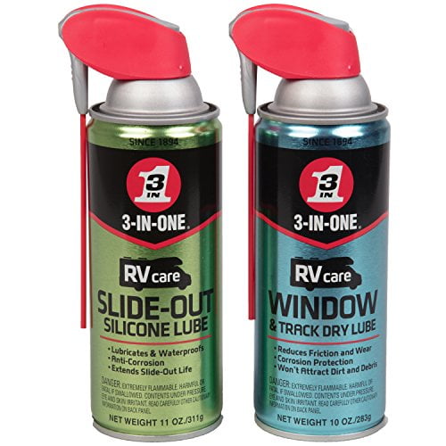 3INONE RVcare Slide Out Silicone, 11 oz. And RV Care Window & Track