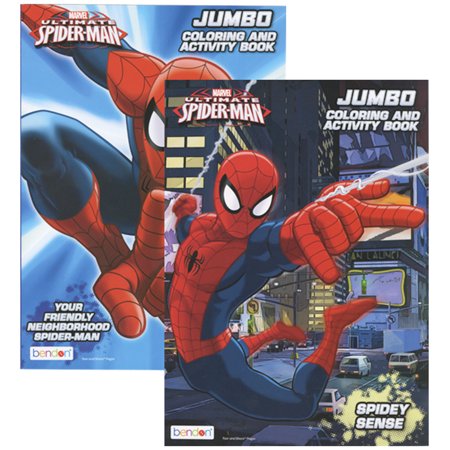 The Amazing Spider-Man Jumbo Coloring & Activity Book ~ Wall Crawling ...