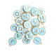 thumbnail image 4 of Colgante de letras para hacer tú mismo, 26 piezas/bolsa Colgante para hacer joyas para hacer tú mismo Colgante de letras redondas para hacer tú mismo Estética elegante, 4 of 12