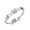 silver, variant on Butterfly Simple Cuff Bangle Stainless Steel Bracelet for Women Girls Fashion-silver