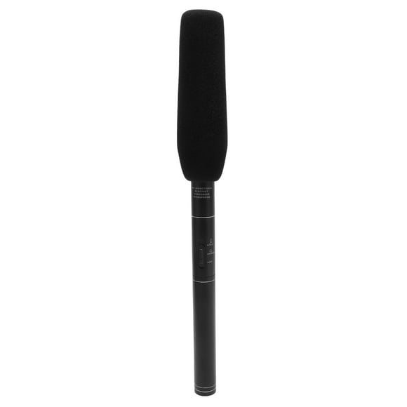 Camcorder Microphone, Camcorder Mic 14 Inch Length 8 Meter Cable Widely Compatible Low Background Noise Lightweight with Windproof Foam Cover for DSLR