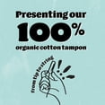 o.b. Organic Regular Absorbent Tampons, ChlorineFree, Unscented