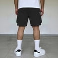 thumbnail image 5 of LTTVQM Cargo Shorts for Men Lightweight Breathable Stretch 2026 Summer Hiking Short Gym Casual Shorts Elastic Waistband Comfort Shorts with Pockets Black M, 5 of 8