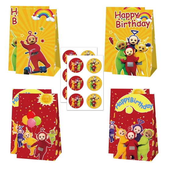 Teletubbies Goodie Bags Party Favor Candy Decorations Treat Supplies Birthday