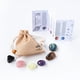 thumbnail image 4 of Nvzi-b 1 juego de piedras crudas de cristal natural, 12 bolsas de tela del zodíaco, Piscis, espécimen mineral de cristal DIY, adorno de regalo para niños, 4 of 4