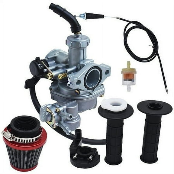munirater Carburetor Replacement for Honda CT90 Trail 1971-1979 / CT110 Trail 1980-1986 Carb with Throttle Cable, Handle Bar & Air Filter