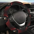 thumbnail image 6 of JUNZAN Mysterious Hooded Wolf Elastic Stretch Steering Wheel Cover Breathable,Anti-Slip,Fit Suvs,Vans,Sedans, Cars,Trucks,Universal Fit, 6 of 6
