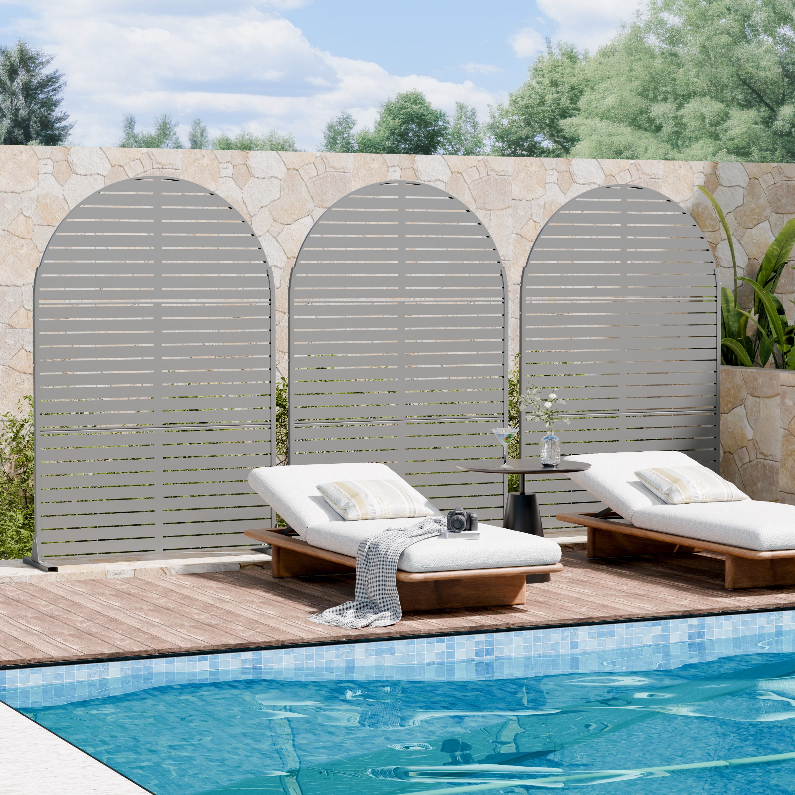 Metal Privacy Screen Fence Panel