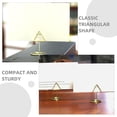 thumbnail image 3 of MERRYHAPY 20Ud Sujetapapeles Metálicos Dorados En Triangular Para Tarjetas Mesas Eventos Elegante, 3 of 7