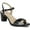 Black Smooth, variant on Naturalizer Womens Bristol Open Toe Pumps Heel Sandals