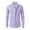 Light Purple, variant on YYDGH Men's Zipper Dress Shirts Long Sleeve Button Down Half Hidden Zip Slim Fit Shirt Wrinkle-Free Stretch Tops for Work