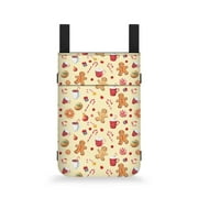 COEQINE Christmas Candy Crutch Bag Forearm Crutch Bag Pouch Crutch Storage Case Versatile Accessory Crutch Carryon Pouch Compartments Adjustable Crutch Organizer Pouch Xas Gifts