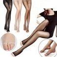 thumbnail image 1 of Mode Femme Bas Ouvert Sexy Taille Unique Ultra-Fin Collants Extensibles, 1 of 7