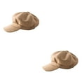 thumbnail image 2 of Minnieouse Gorras con visera Retro moda cálida boina de lana sombreros octogonales fácil de combinar diseño de visera a prueba de viento para fiesta Type2 NO2 Minnieouse CBP221411, 2 of 5
