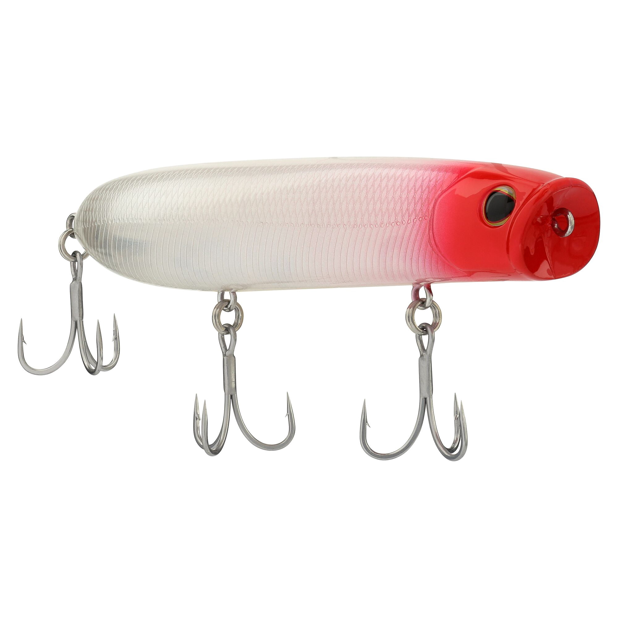 Berkley Cane Walker Saltwater, 4.3 in, Topwater Baits, Red Head (1 Count)