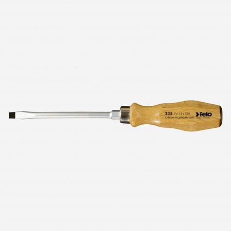 

Felo 18043 Slotted 9 x 150mm Wood Handle Screwdriver