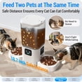 thumbnail image 6 of 7L Automatic Cat Dog Feeder, 5G WiFi Smart Pet Food Dispenser with APP Remote Control, Alexa Voice Control & Slow Feeding Mode, 29 Cups Large Capacity Auto Pet Feeder with Timed Feeding Schedule, Det, 6 of 9