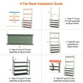 thumbnail image 7 of Entryway Coat Rack, iMounTEK Shoe Rack for Entryway Coat Rack Freestanding with 4-Tier Storage Shelves and 8 Double Hooks or Living Room, Bathroom, Hallway, 7 of 7