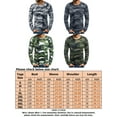thumbnail image 2 of CVLIFE Men Camouflage Scoop Neck Tops Long Sleeve Slim Fit Tactical T-shirt Pullover, 2 of 2