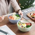 thumbnail image 4 of 4Pcs Bowl Convenient Unbreakable Cereal Bowls Easy to Clean Stackable Rice Bowls for Household Kitchen Mix Color One Size, 4 of 13