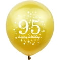 thumbnail image 2 of 95th Birthday Balloons Black and Gold 95th Birthday Decorations for Men Women Happy 95 Birthday Latex Confetti Balloon 95 Years Old Theme Birthday Party Decor Supplies 15 Pack 12 Inch, 2 of 5