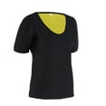 thumbnail image 3 of Neoprene Women Fitness Slimming Sauna Suit Hot Sweat Shirt Short Sleeve Body Shaper(XXXXL), 3 of 8